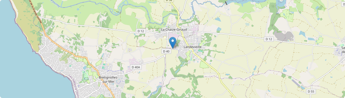 Landevieille - Carte