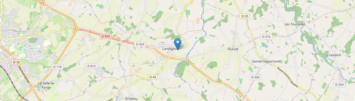 Landigou - Carte