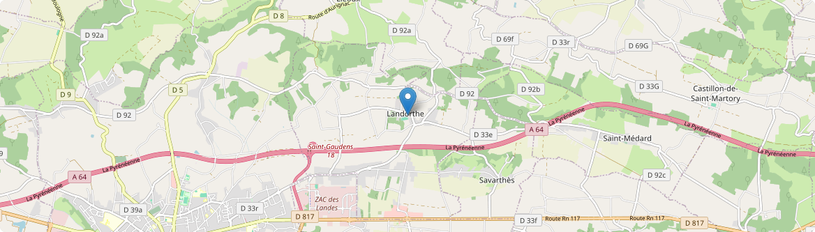 Landorthe - Carte