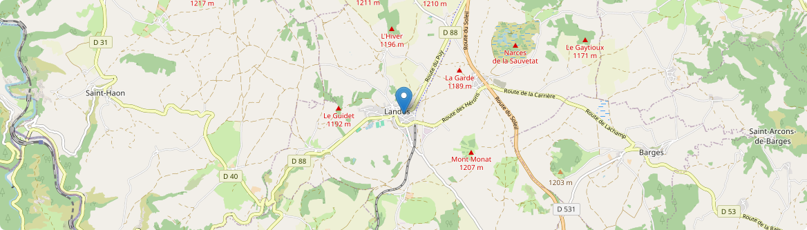 Landos - Carte