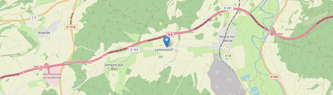 Landrecourt-Lempire - Carte