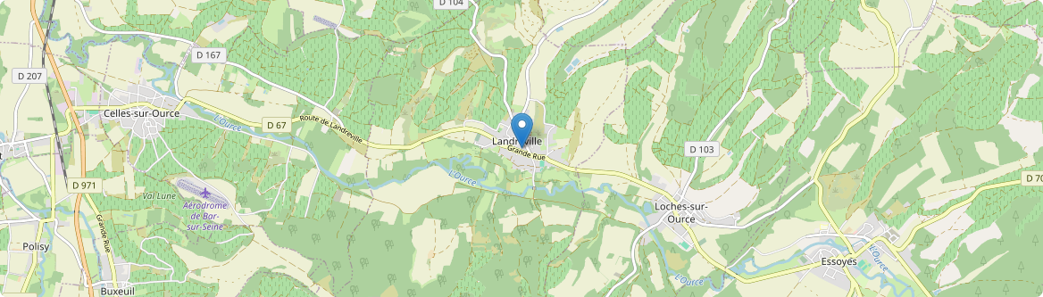 Landreville - Carte