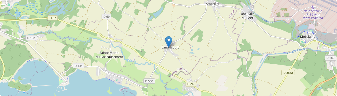 Landricourt - Carte