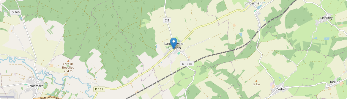 Laneuveville-aux-Bois - Carte