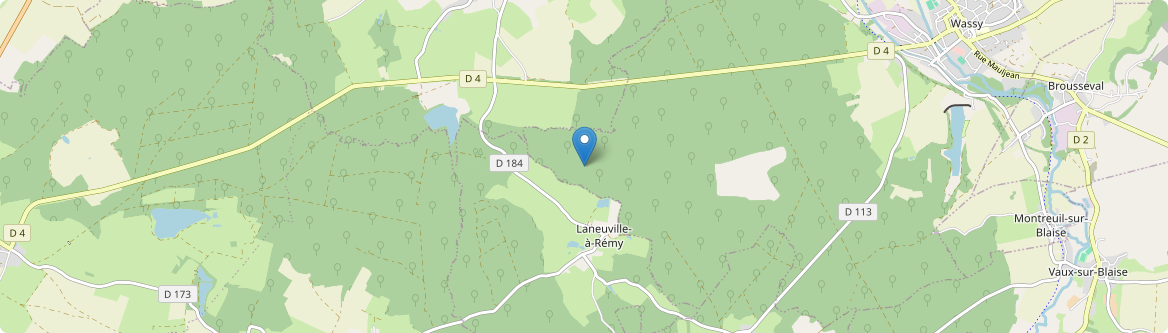 Laneuville-à-Rémy - Carte