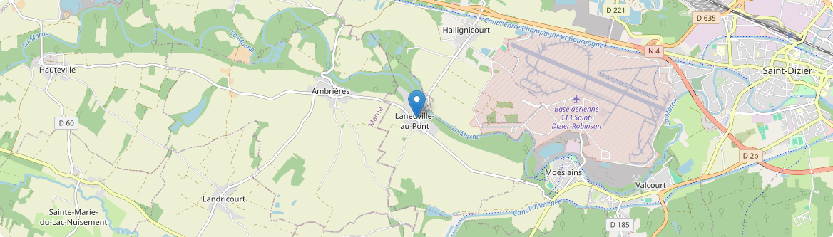 Laneuville-au-Pont - Carte