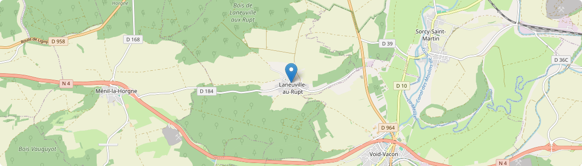 Laneuville-au-Rupt - Carte