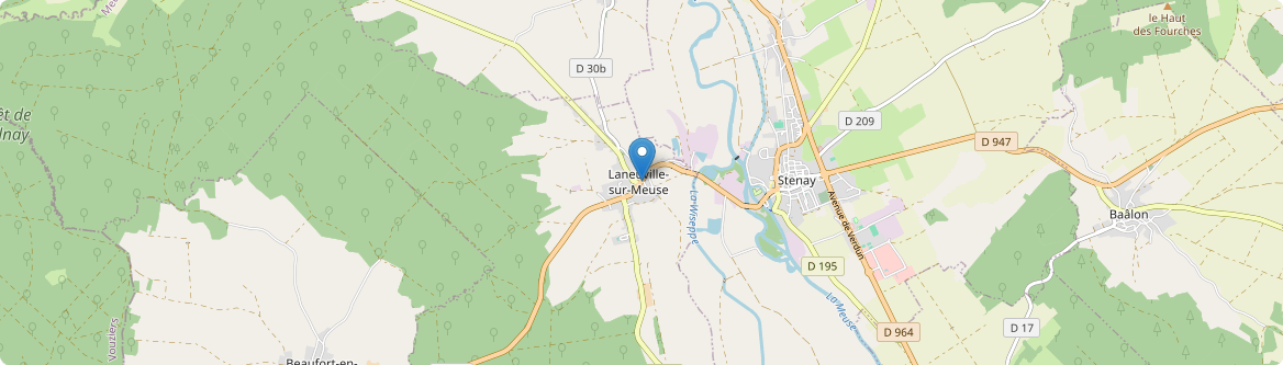 Laneuville-sur-Meuse - Carte