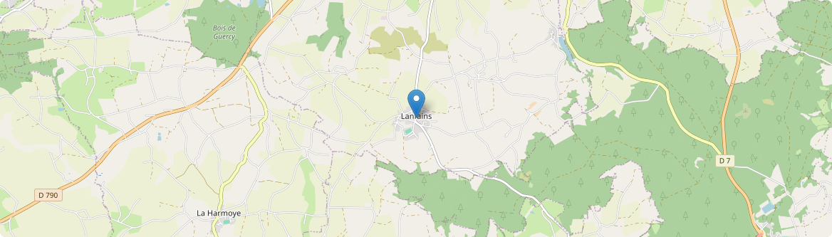 Lanfains - Carte