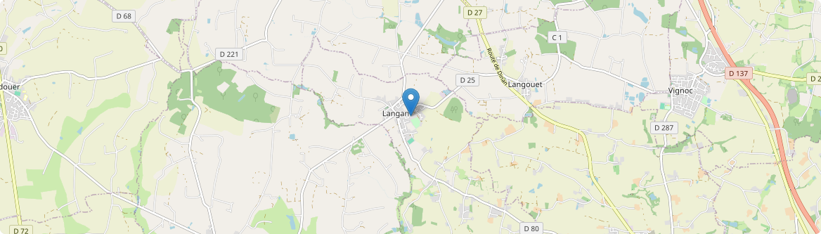 Langan - Carte