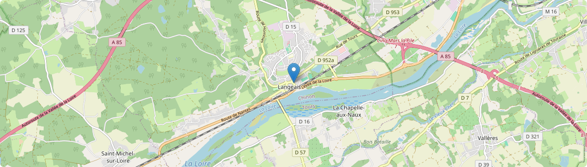 Langeais - Carte