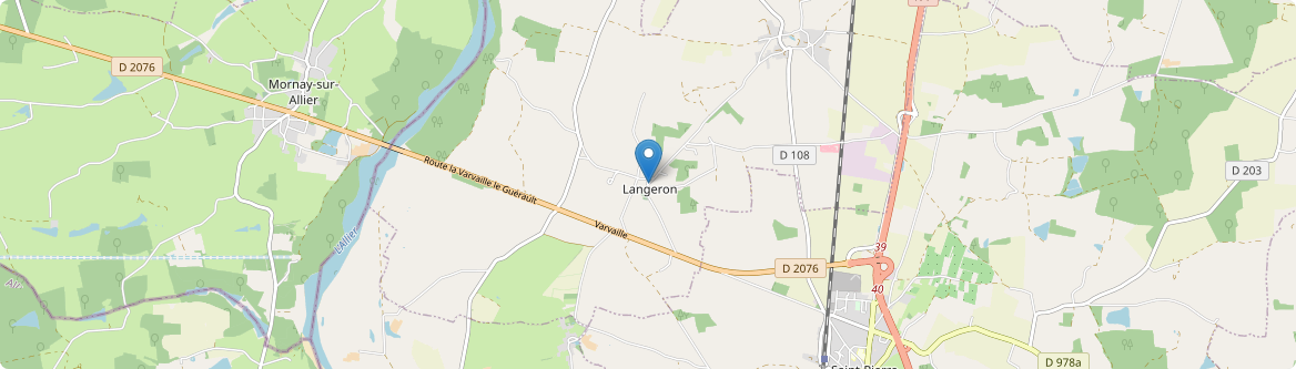 Langeron - Carte