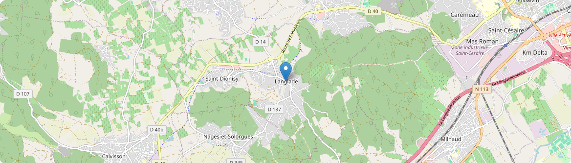 Langlade - Carte