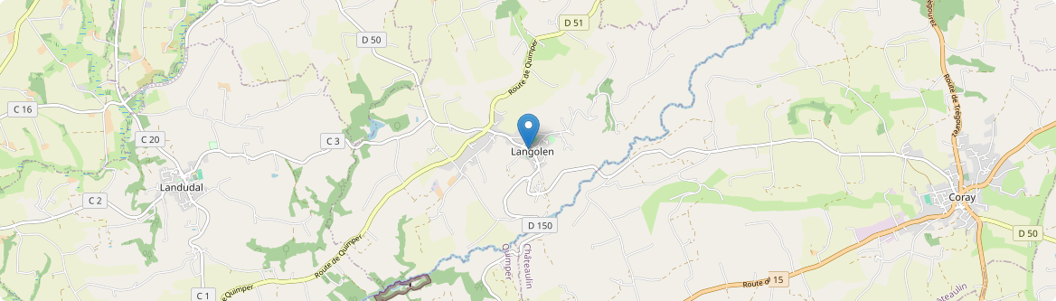 Langolen - Carte