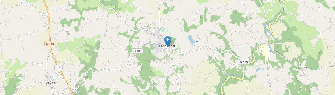 Langonnet - Carte