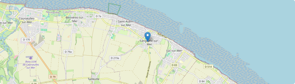 Langrune-sur-Mer - Carte
