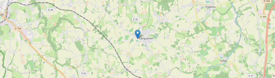 Languenan - Carte