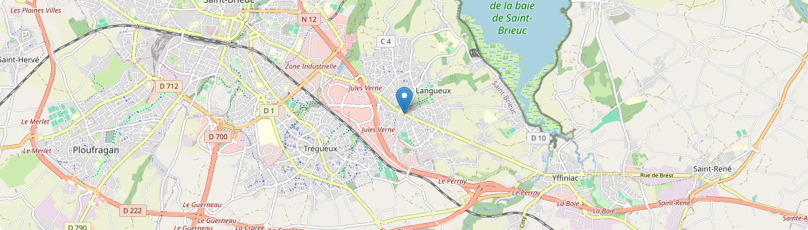 Langueux - Carte