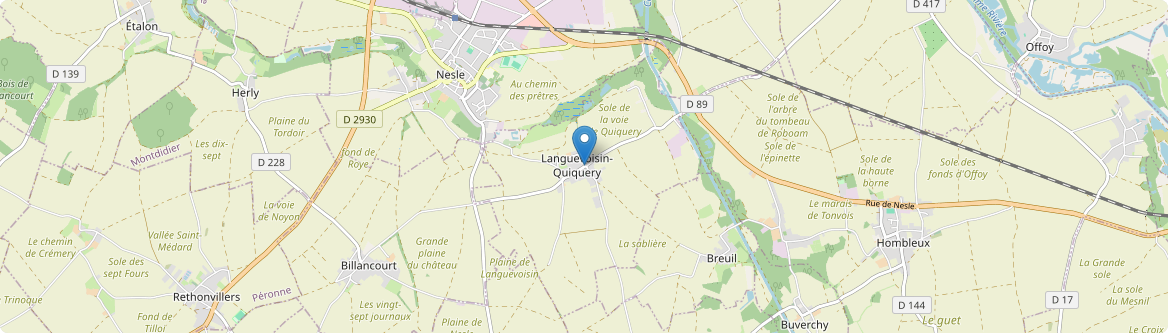 Languevoisin-Quiquery - Carte
