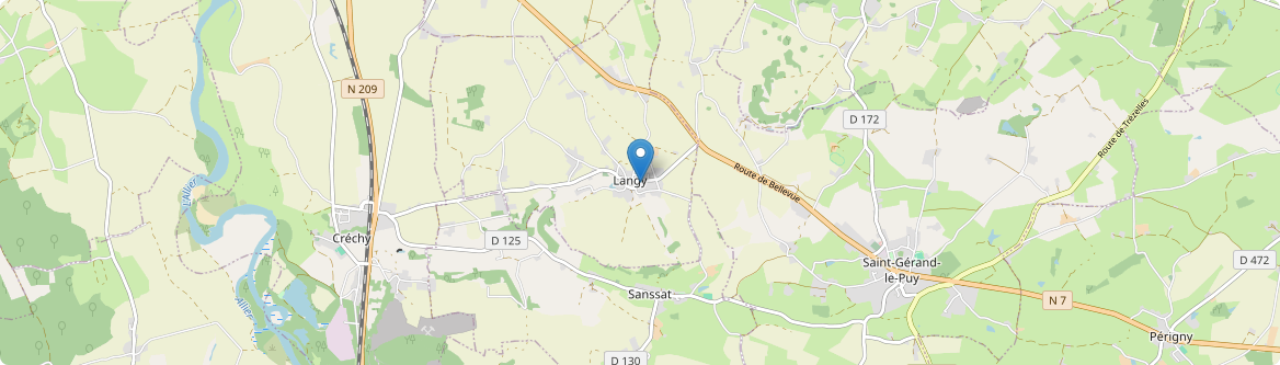 Langy - Carte