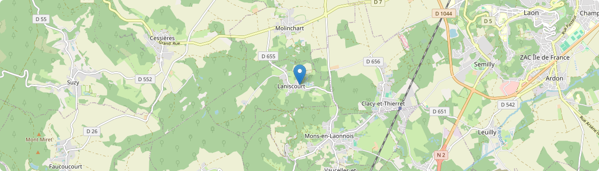 Laniscourt - Carte