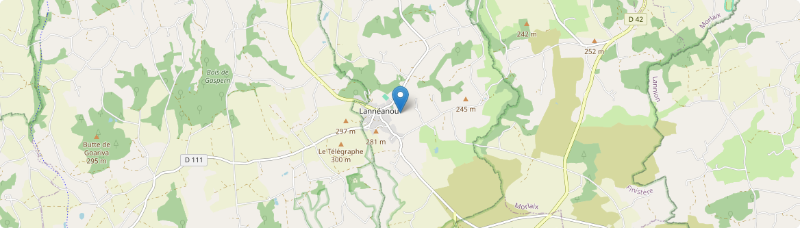 Lannéanou - Carte