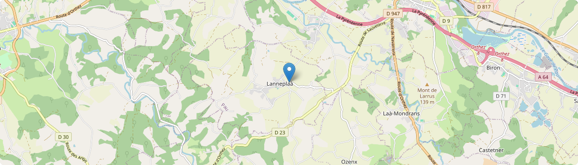 Lanneplaà - Carte