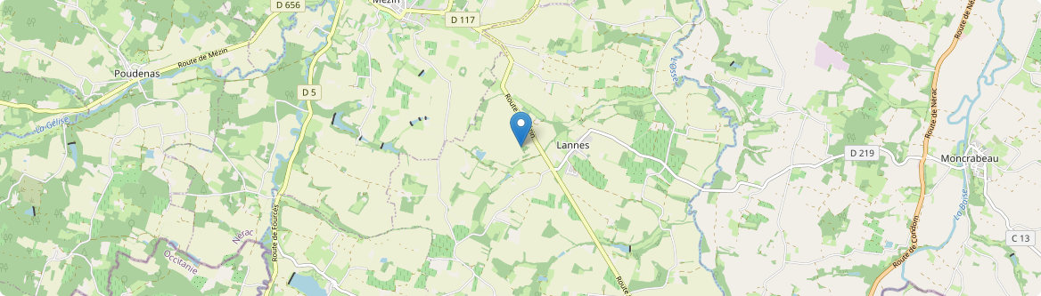Lannes - Carte