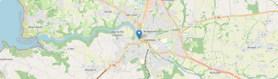Lannion - Carte