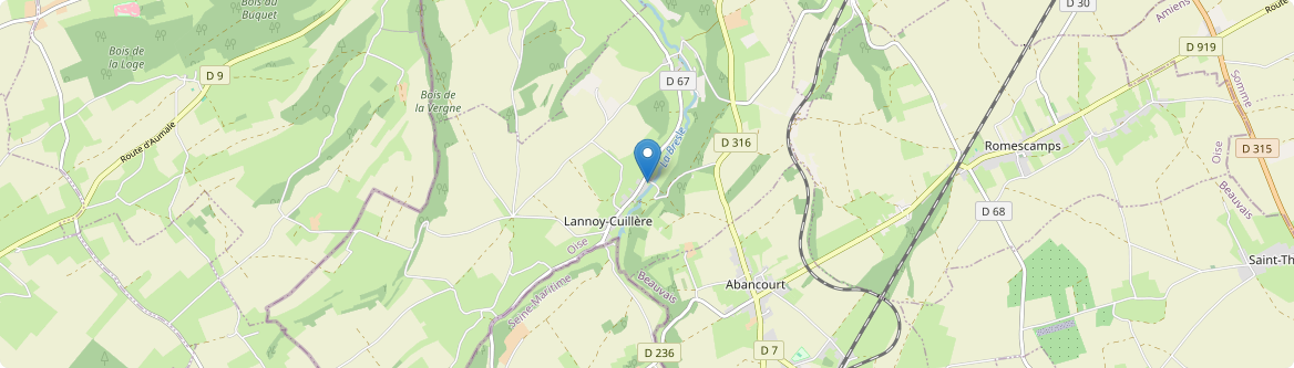 Lannoy-Cuillère - Carte
