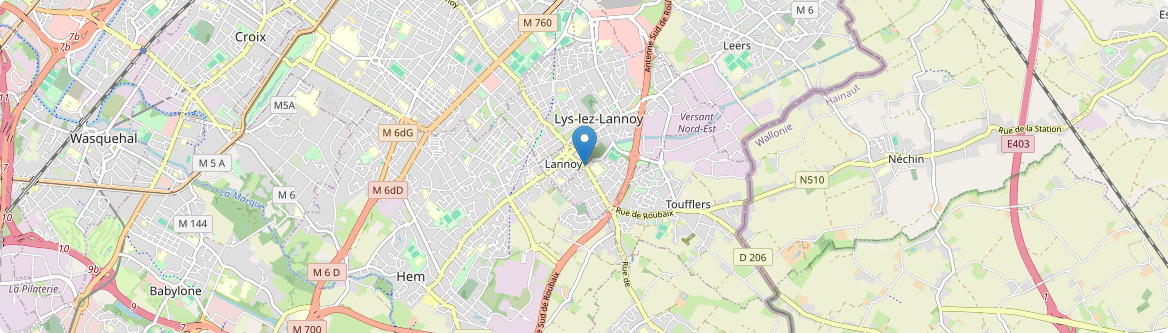 Lannoy - Carte