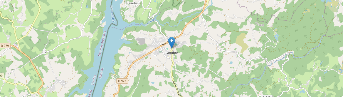 Lanobre - Carte
