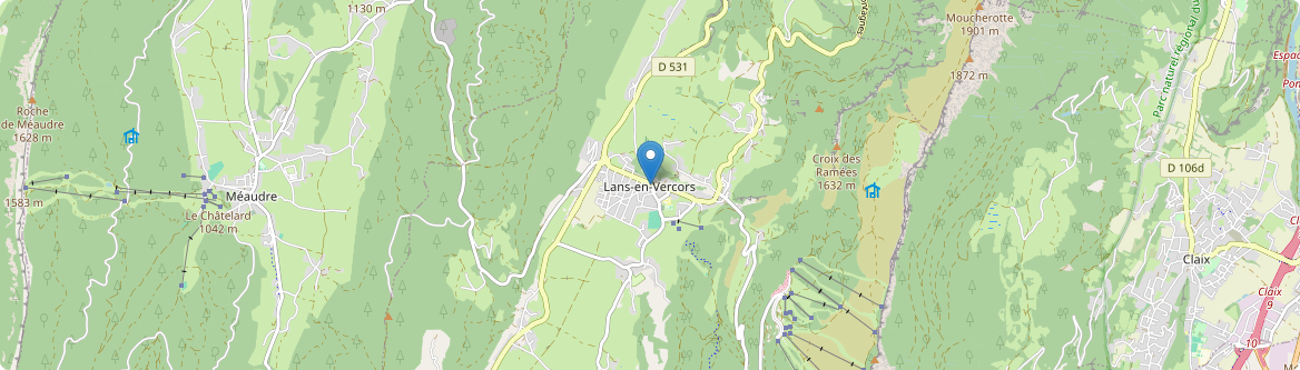 Lans-en-Vercors - Carte