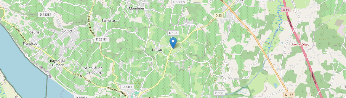 Lansac - Carte