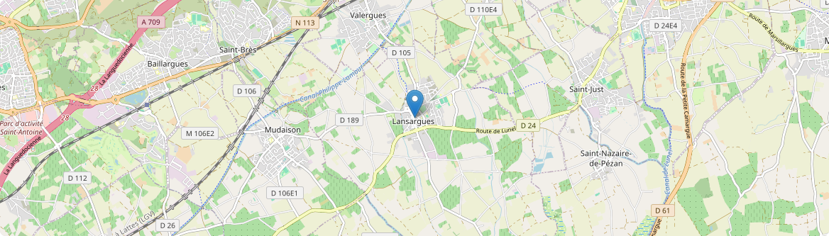 Lansargues - Carte