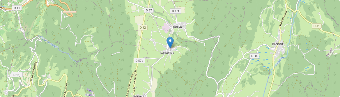 Lantenay - Carte