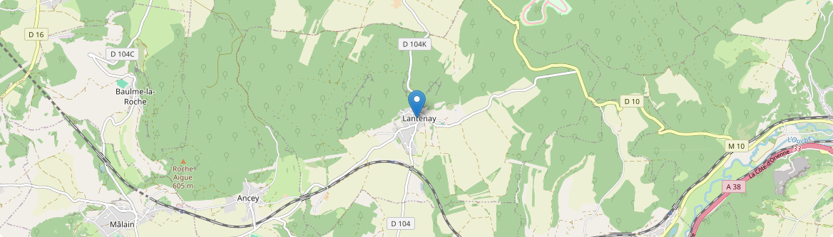 Lantenay - Carte
