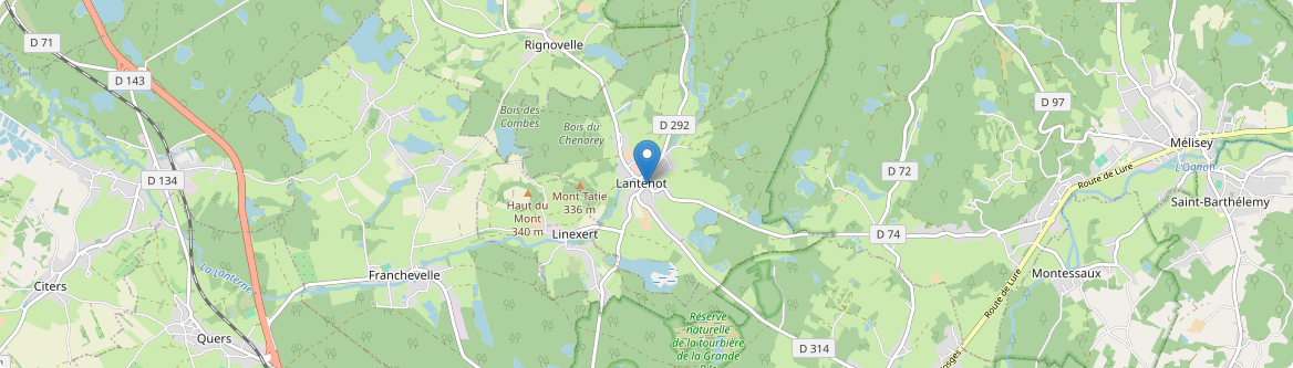 Lantenot - Carte