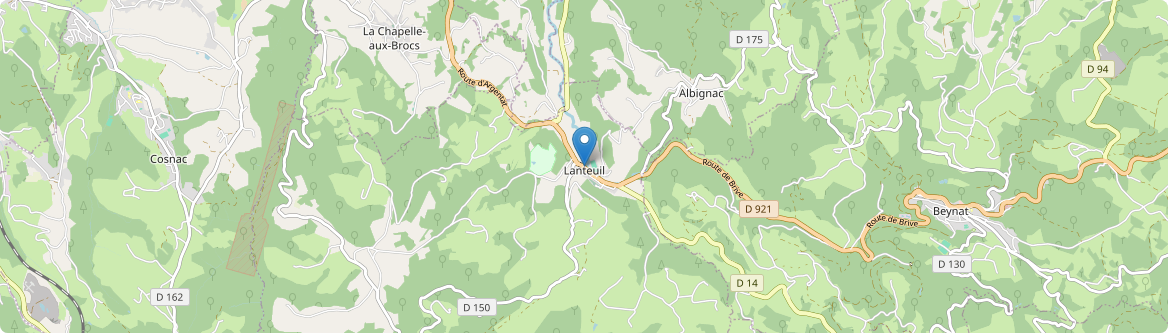 Lanteuil - Carte