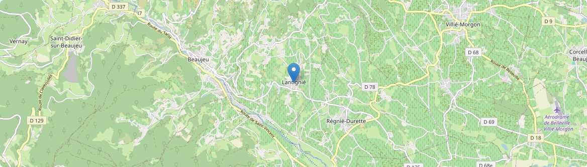 Lantignié - Carte