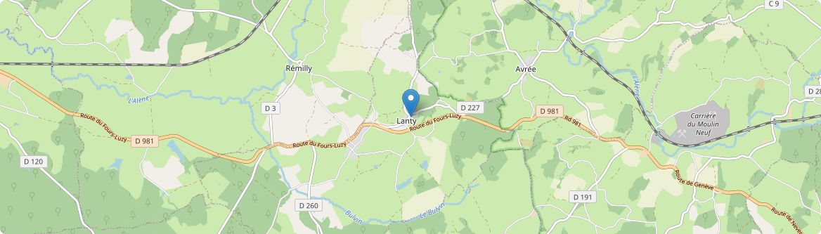 Lanty - Carte