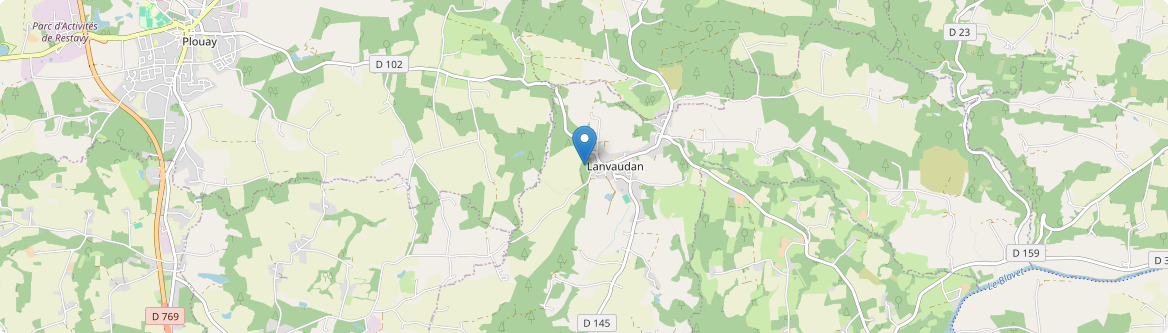 Lanvaudan - Carte