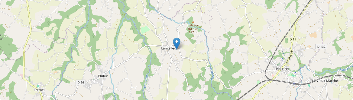 Lanvellec - Carte
