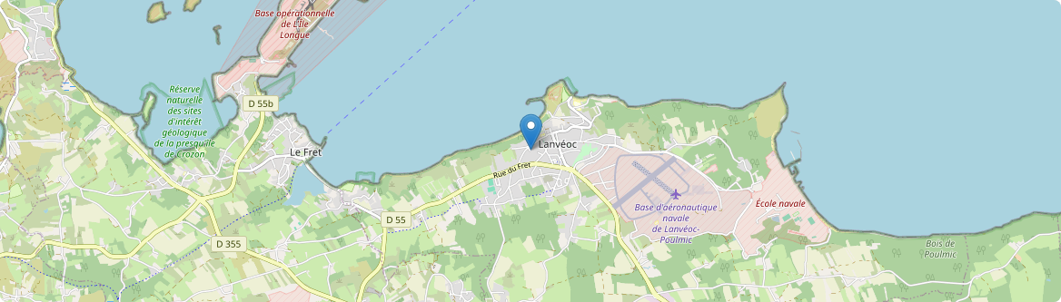 Lanvéoc - Carte