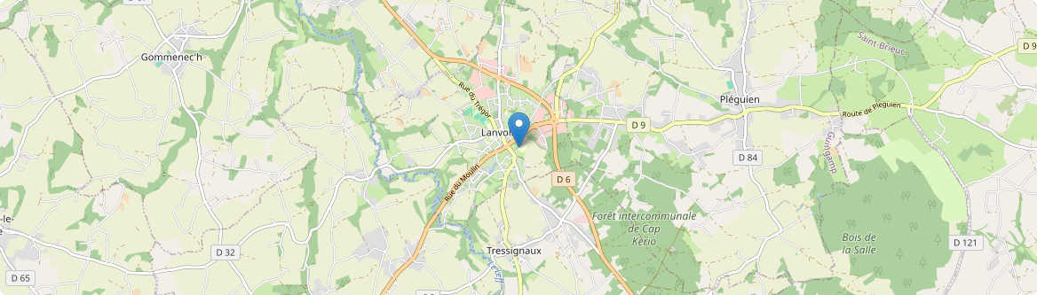 Lanvollon - Carte