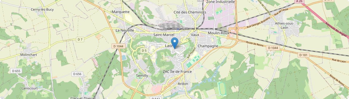 Laon - Carte