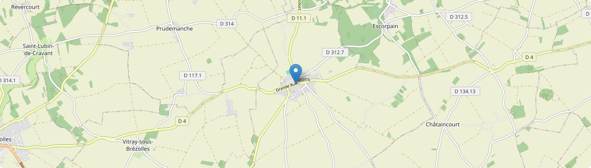 Laons - Carte