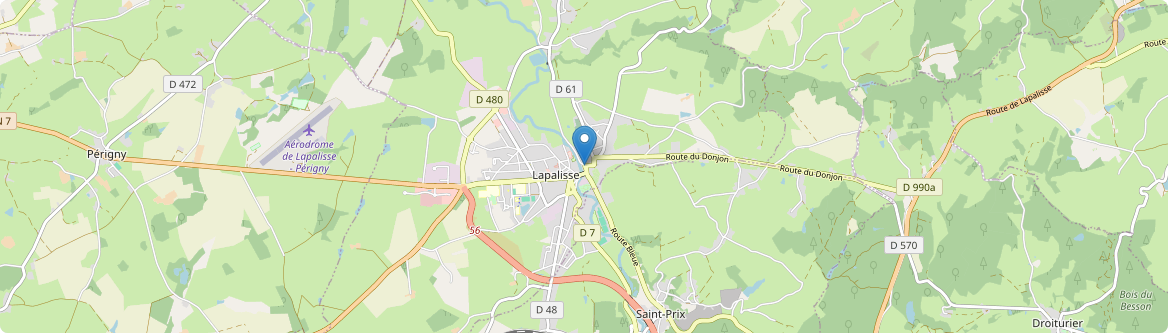 Lapalisse - Carte
