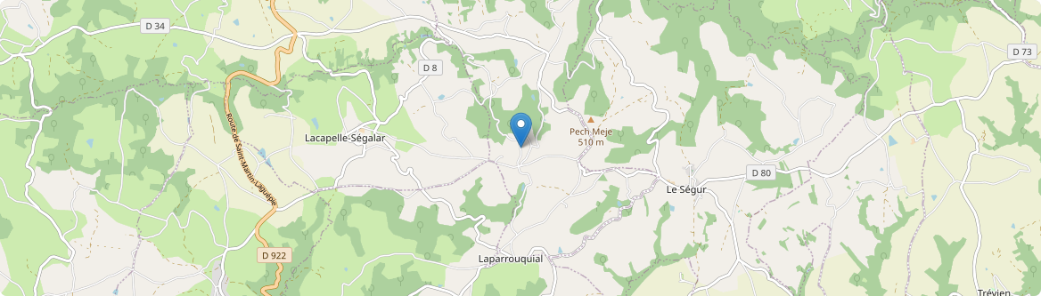 Laparrouquial - Carte