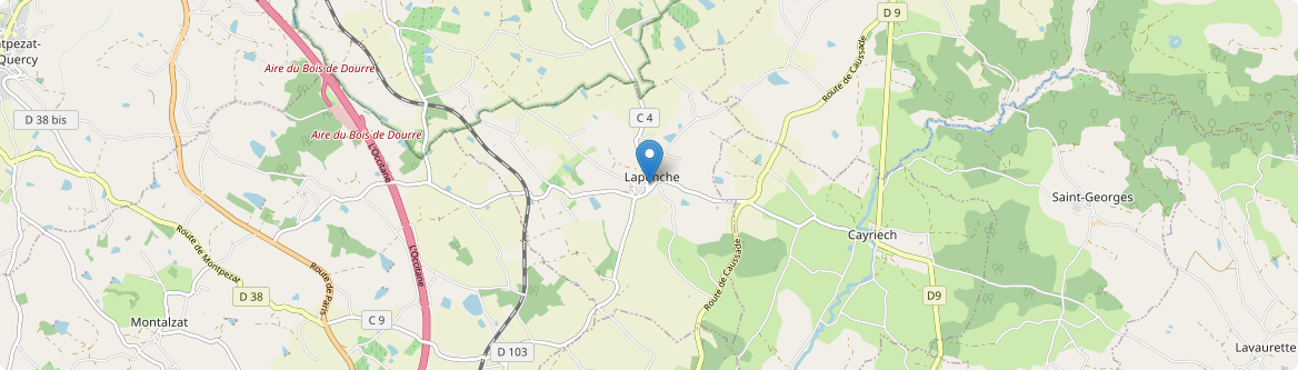 Lapenche - Carte